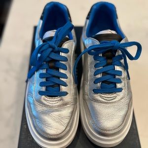 Cole Haan Rally Court Silver Sneaker size 9